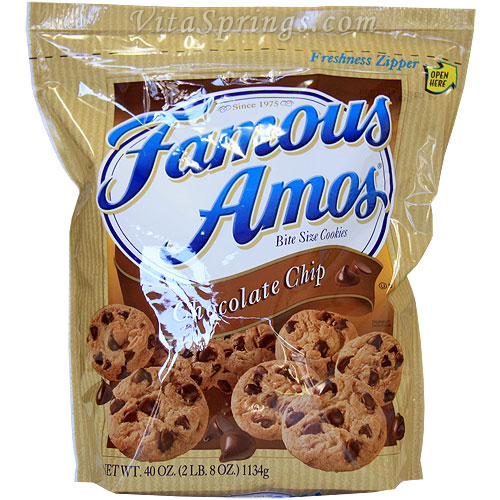 Famous Amos Famous Amos Bite Size Cookies - Chocolate Chip, Value Pack, 40 oz (1134 g)