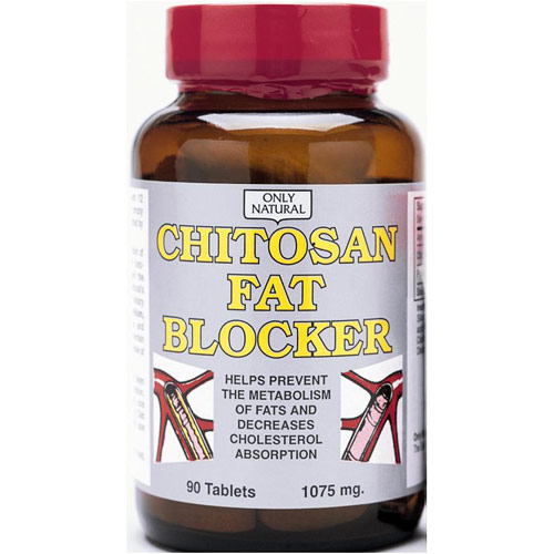 Only Natural Inc. Chitosan Fat Blocker, 90 Tablets, Only Natural Inc.