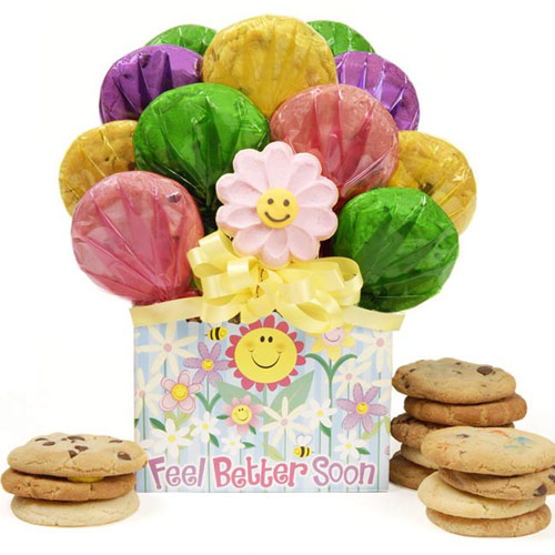 Elegant Gift Baskets Online Feel Better Soon Cookie Gift Box, Elegant Gift Baskets Online