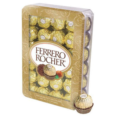 Ferrero Rocher Fine Hazelnut Chocolates Oz G Pieces