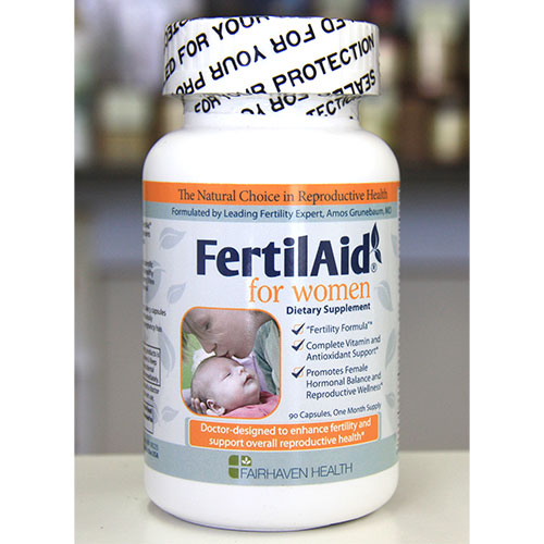 Fairhaven Health FertilAid For Women, Natural Fertility Supplement, 90 Capsules, Fairhaven Health