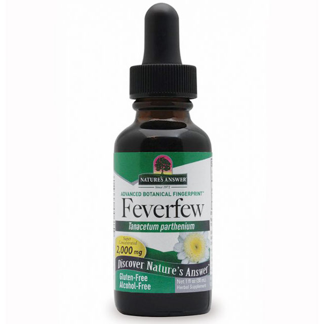 Nature's Answer Feverfew Leaf Alcohol Free Extract Liquid 1 oz from Nature's Answer