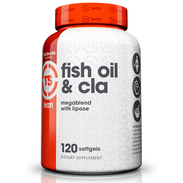 Top Secret Nutrition Fish Oil Plus CLA, 90 Capsules, Top Secret Nutrition