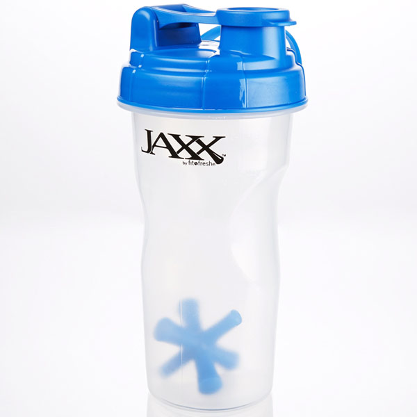 VitaMinder Fit & Fresh Jaxx Shaker Cup, Blue, 28 oz, VitaMinder
