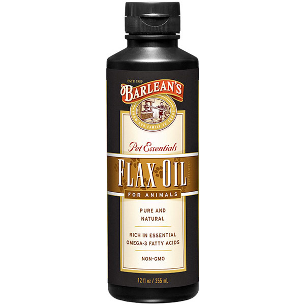 Barlean's Organic Oils Flax Oil Liquid for Animals, 12 oz, Barlean's Organic Oils (Pet, Dog, Cat, Horse)