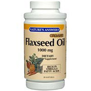 Nature's Answer Flax Seed Oil (Flaxseed Oil) 1000mg 90 softgels from Nature's Answer