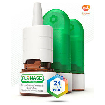 Flonase Flonase Allergy Relief Nasal Spray 50 mcg, 120 Sprays x 3 Bottles