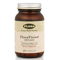 Flora Health FloraVision with Lutein, 30 Capsules, Flora Health