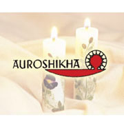 Auroshikha Candles & Incense Flower Candle Lavender Medium Round, 2 1/2 Inch x 1 Inch, Auroshikha Candles & Incense
