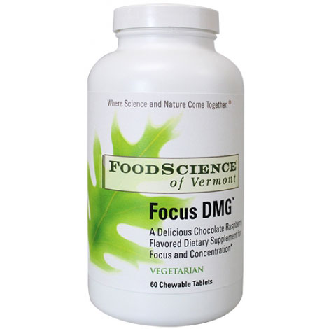 FoodScience Of Vermont Focus DMG Chewable, 60 Tablets, FoodScience Of Vermont