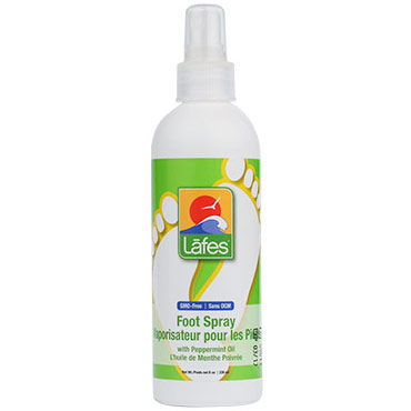 Lafe's Natural & Organic Foot Spray with Peppermint Oil, 8 oz, Lafe's Natural & Organic