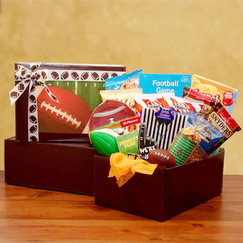 Elegant Gift Baskets Online Football Fan Gift Pack, Elegant Gift Baskets Online