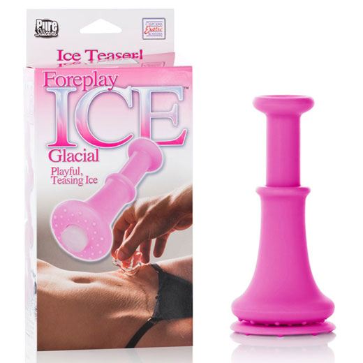 California Exotic Novelties Foreplay Ice Glacial Stimulator Massager - Pink, California Exotic Novelties