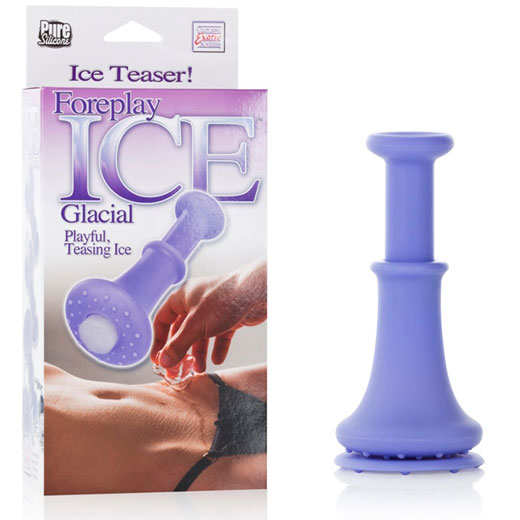 California Exotic Novelties Foreplay Ice Glacial Stimulator Massager - Purple, California Exotic Novelties