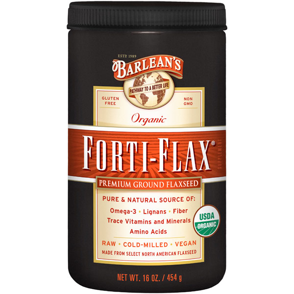 Barlean's Organic Oils Forti-Flax, Organic Ground Flaxseed, 16 oz, Barlean's Organic Oils