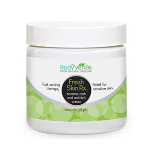 BodyVerde BodyVerde Fresh Skin Rx, Eczema, Rash & Anti-Itch Cream, 4 oz, Body Verde