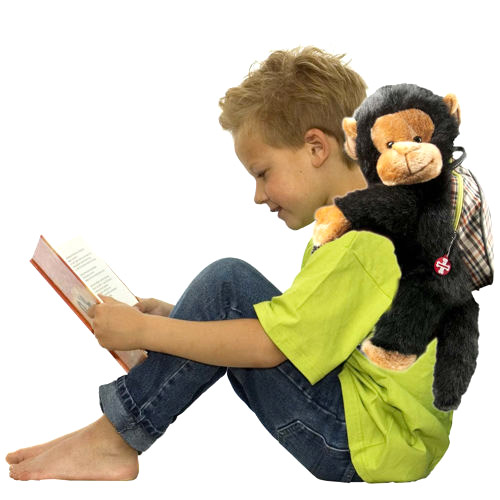 Fuzzy Nation Fuzzy Nation Hug-A-Pet Backpack - Monkey, Gift for Kids