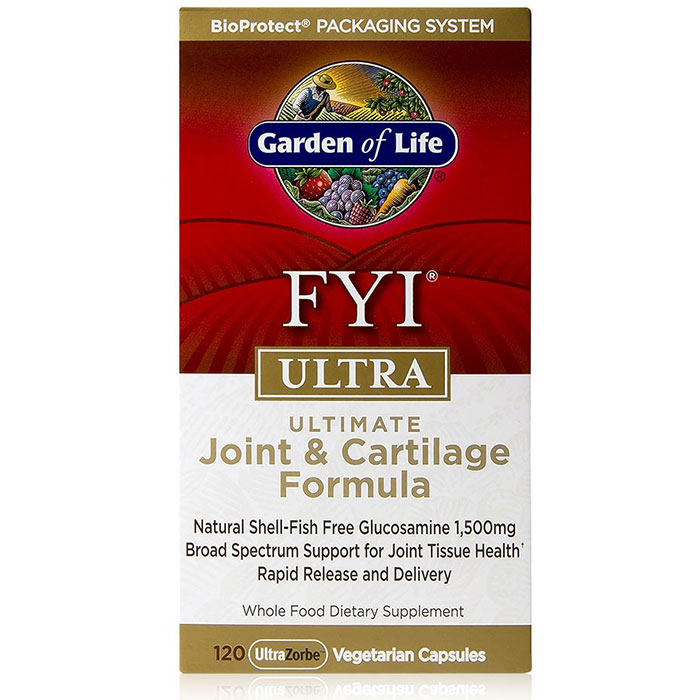 Garden of Life FYI Ultra, Ultimate Joint & Cartilage Formula, 120 Veggie Caps, Garden of Life