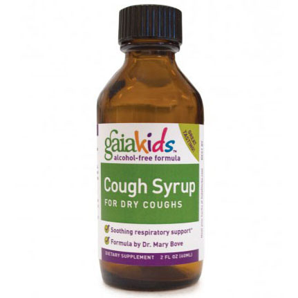 Gaia Herbs Gaia Kids Cough Syrup for Dry Coughs, 2 oz, Gaia Herbs