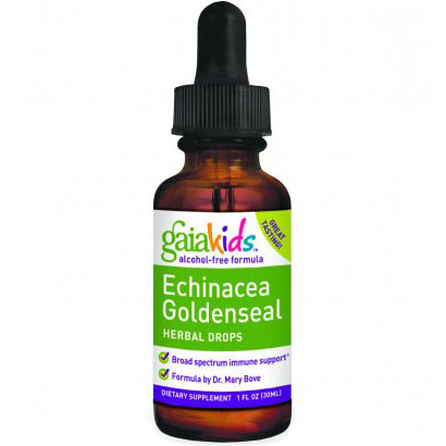 Gaia Herbs Gaia Kids Echinacea Goldenseal Herbal Drops, 1 oz, Gaia Herbs