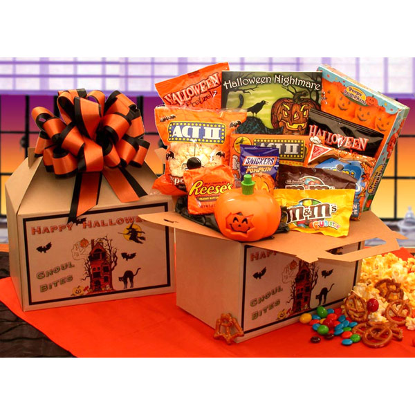 Elegant Gift Baskets Online Ghoul Bites Halloween Care Package, Elegant Gift Baskets Online