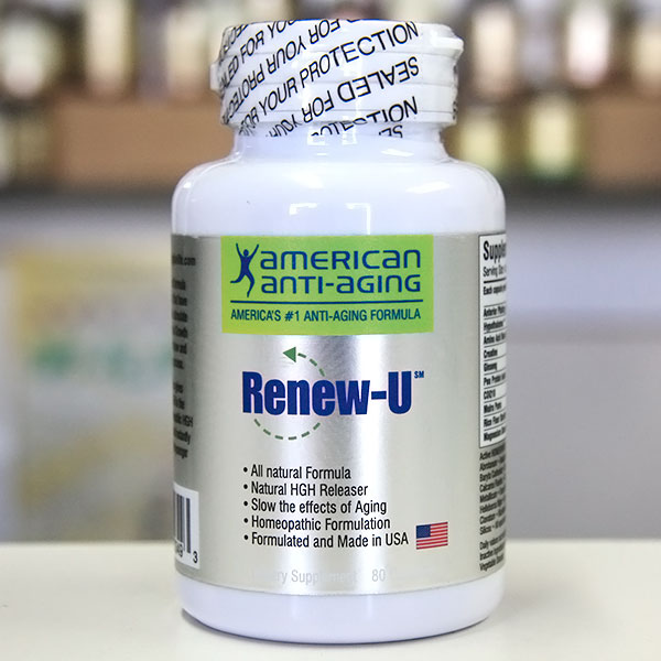 American Anti-Aging Society GH ReNew-U (GHR ReNew U) 80 Capsules, 3rd Generation of GHR-15