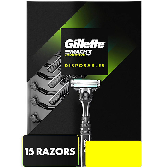 Gillette Gillette MACH3 Disposable Razor, 14 Razors
