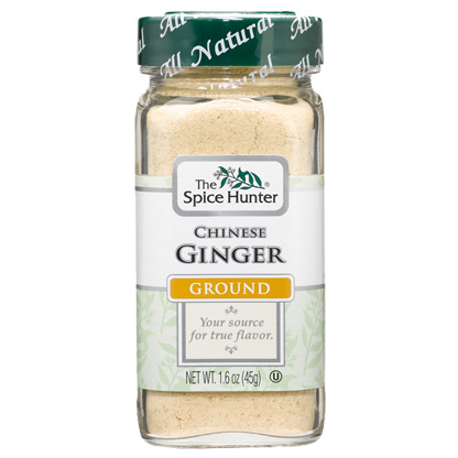 Spice Hunter Ginger, Chinese, Ground, 1.6 oz x 6 Bottles, Spice Hunter