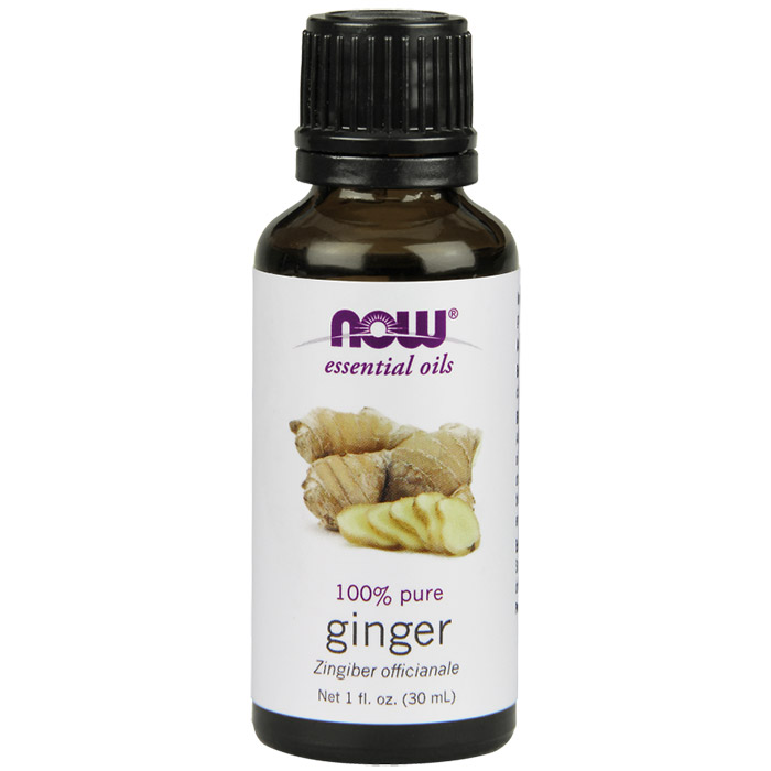 NOW Foods Ginger Oil, Pure Essential Oil 1 oz, NOW Foods