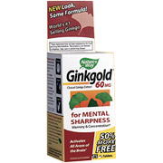 Nature's Way Ginkgold Ginkgo Bonus, 50+25 Tablets, Nature's Way