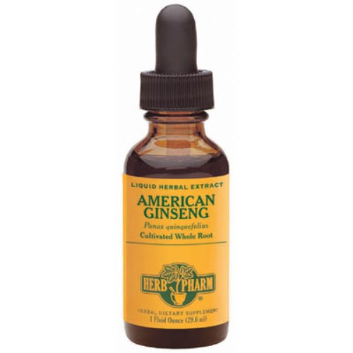 Herb Pharm Ginseng Extract (American) Liquid, 1 oz, Herb Pharm