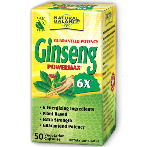 Action Labs Ginseng Power Max 6X (Six Ginsengs) 50 caps from Action Labs