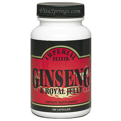 Imperial Elixir Ginseng Ginseng & Royal Jelly 100 caps from Imperial Elixir Ginseng