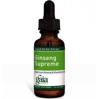Gaia Herbs Ginseng Supreme Liquid, 1 oz, Gaia Herbs