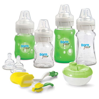 BornFree (Born Free) Glass Bottle Gift Set, BornFree (Born Free) Baby Bottle