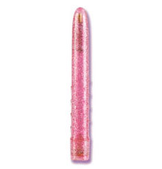 California Exotic Novelties Glitter Joy Stick Massager 6 Inch - Pink, California Exotic Novelties