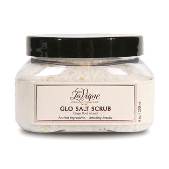 LaVigne Organic Skincare Glo Salt Scrub, 8 oz, LaVigne Organic Skincare