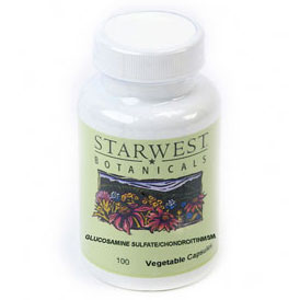 StarWest Botanicals Glucosamine Sulfate/Chondroitin/MSM -00- 100 Caps 675 mg, StarWest Botanicals