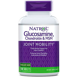 Natrol Glucosamine Chondroitin & MSM 150 tabs from Natrol