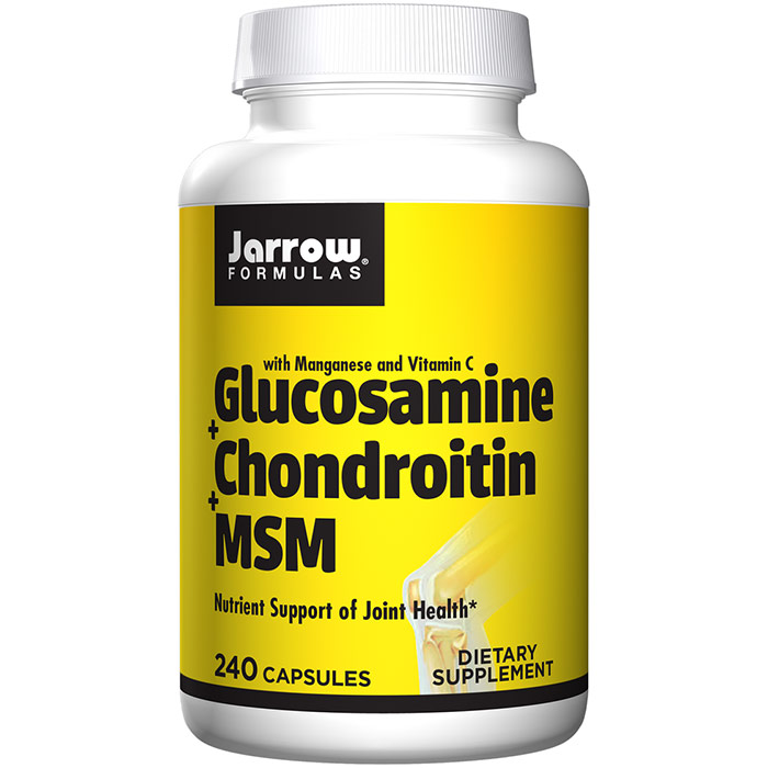 Jarrow Formulas Glucosamine Chondroitin MSM Combination, 240 caps, Jarrow Formulas