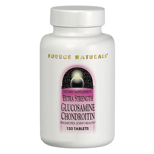 Source Naturals Glucosamine Chondroitin Extra Strength 600/750mg 60 tabs from Source Naturals