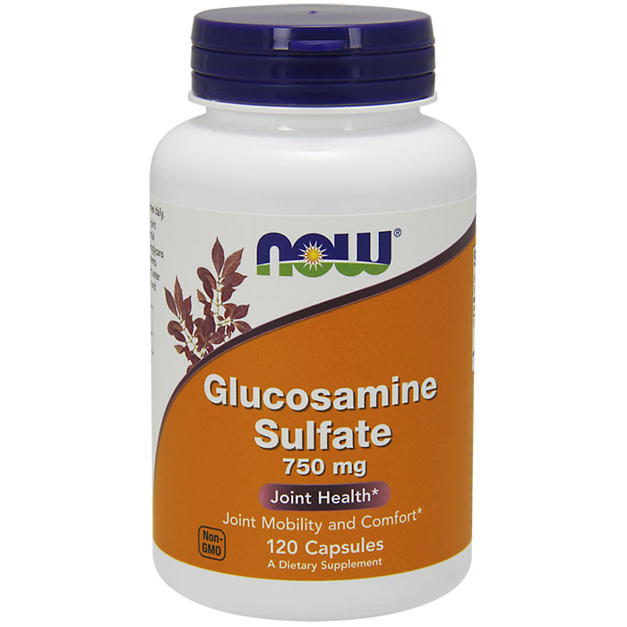 NOW Foods Glucosamine Sulfate 750mg 120 Caps, NOW Foods
