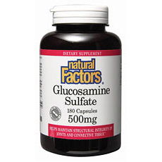 Natural Factors Glucosamine Sulfate 500mg 360 Capsules, Natural Factors