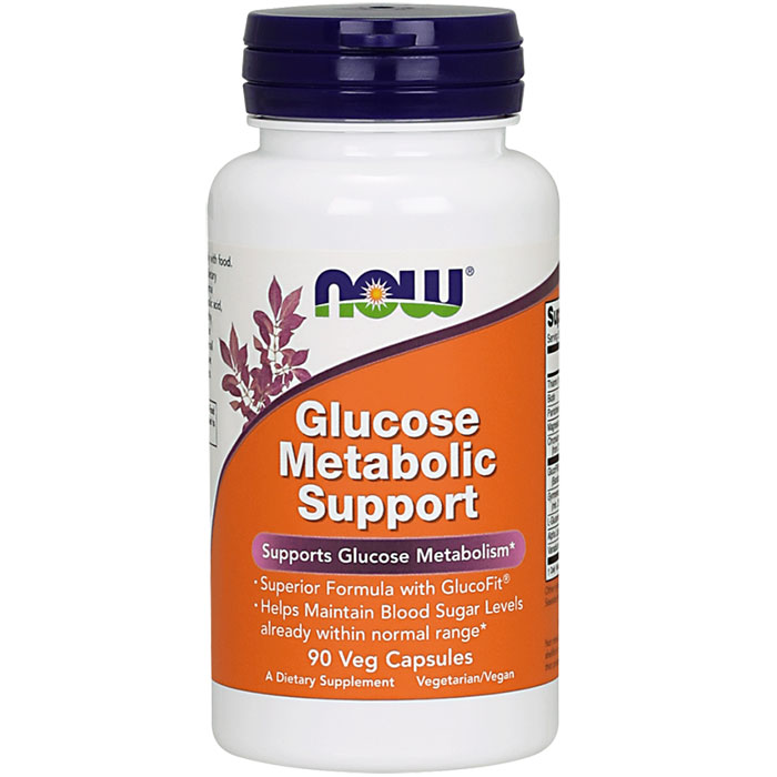 NOW Foods Glucose Metabolic Support ( Glucose Metabolism ) 90 Caps, NOW Foods