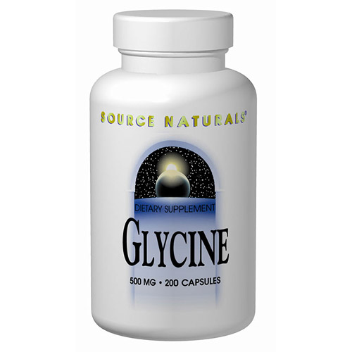 Source Naturals Glycine 500mg 100 caps from Source Naturals