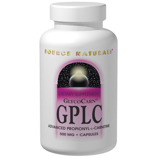 Source Naturals Glycocarn GPLC 500mg, 30 Capsules, Source Naturals