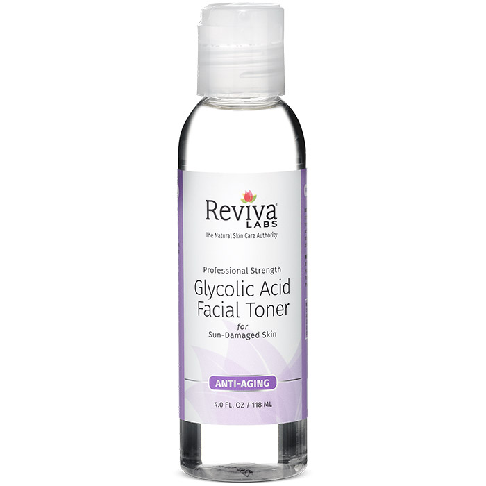 Reviva Labs Glycolic Acid Facial Toner, 4 oz, from Reviva