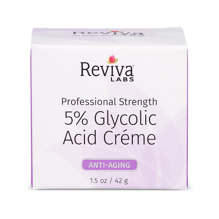 Reviva Labs 5% Glycolic Acid Day & Night Cream, 1.5 oz, from Reviva