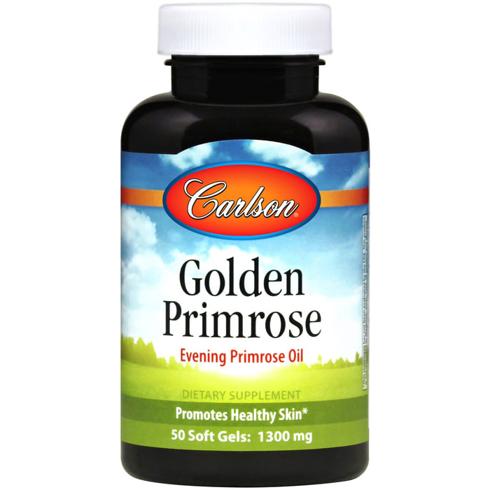 Carlson Laboratories Golden Primrose, 1300 mg 50 softgels, Carlson Labs