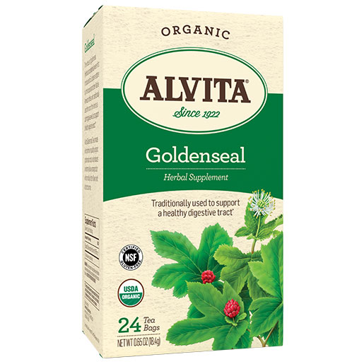 Alvita Tea Goldenseal Tea (Golden Seal Herb) 30 tea bags, Alvita Tea